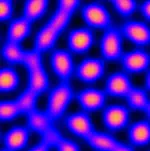Supersolids and quantum droplets via light mediated interactions