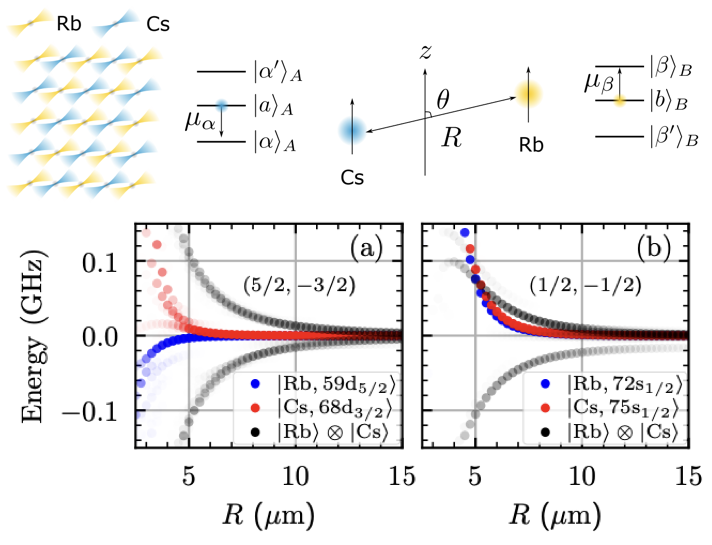 Interspecies Förster resonances of Rb-Cs Rydberg d-states for enhanced multi-qubit gate fidelities